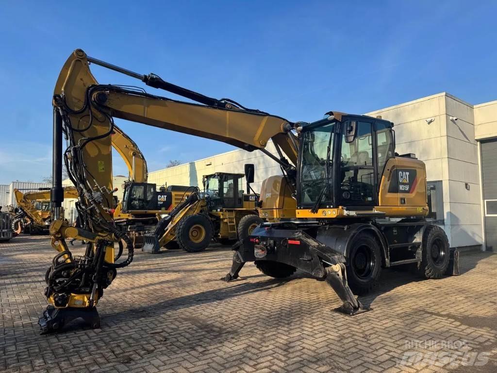 CAT M315F  휠 굴삭기