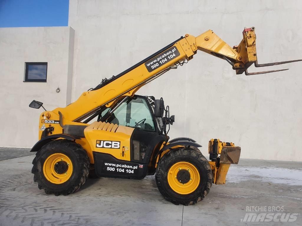 JCB 533-105 M348 텔러 핸들러