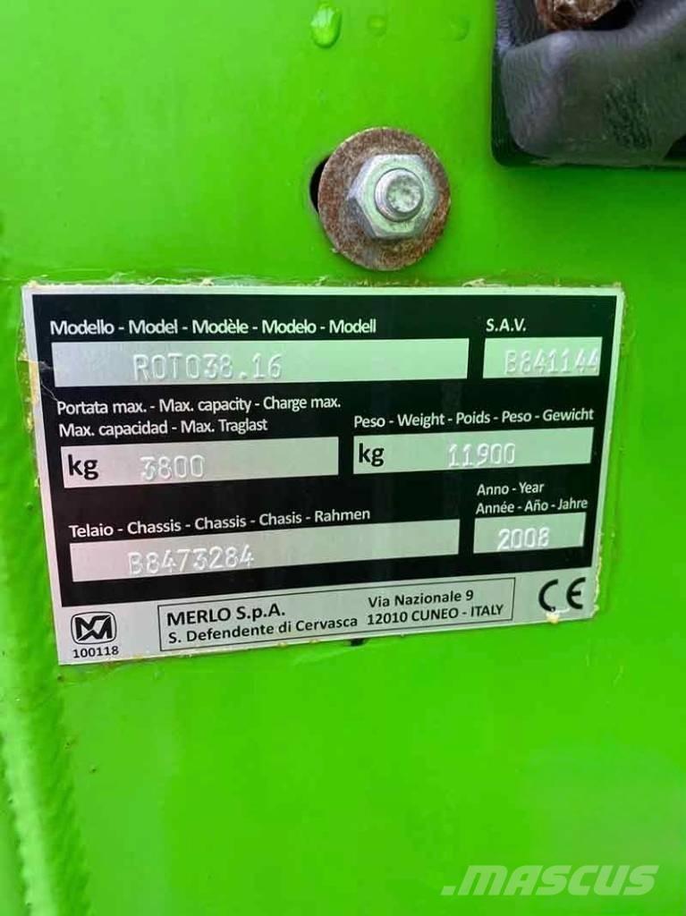 Merlo Roto 38.16 텔러 핸들러