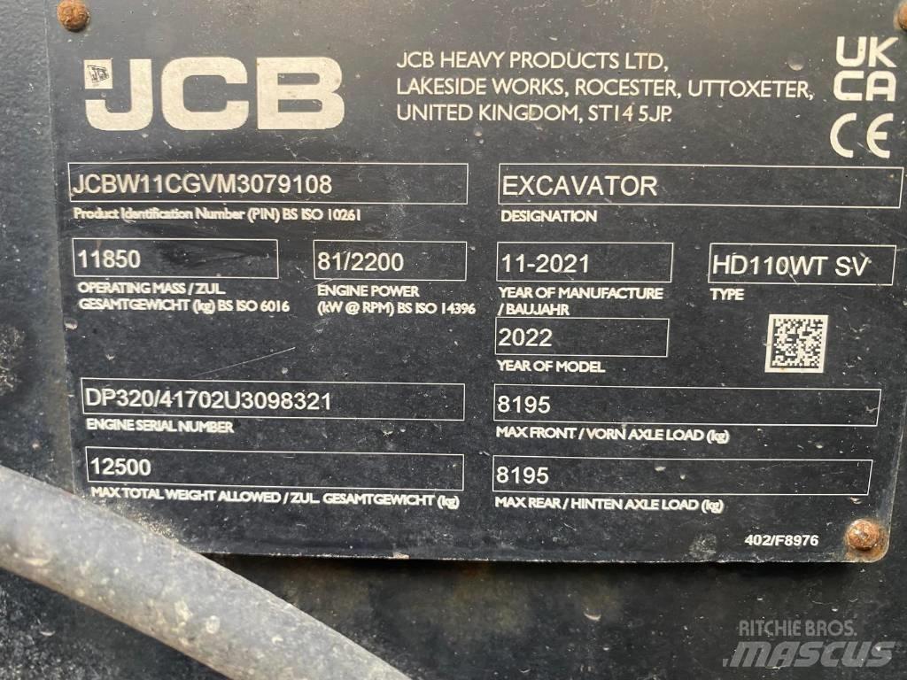 JCB 110 W  휠 굴삭기