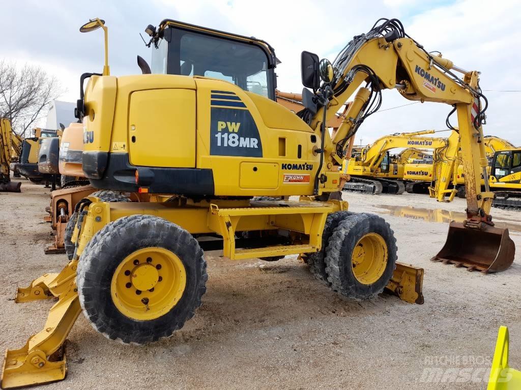 Komatsu PW118MR-8  휠 굴삭기