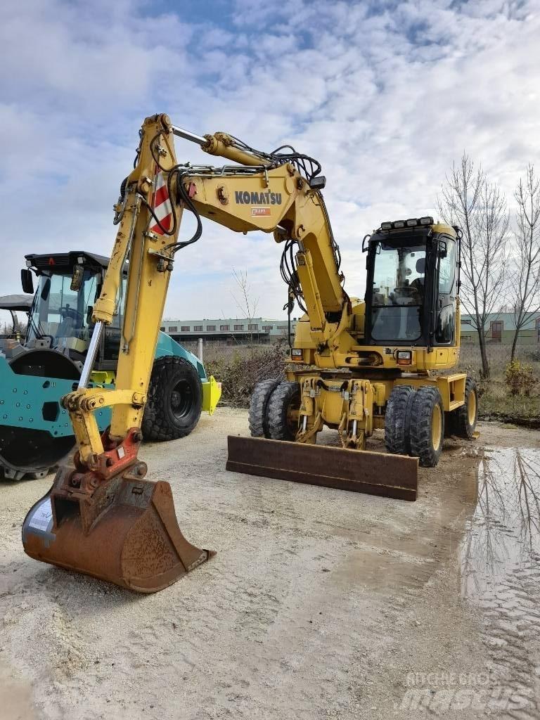 Komatsu PW118MR-8  휠 굴삭기