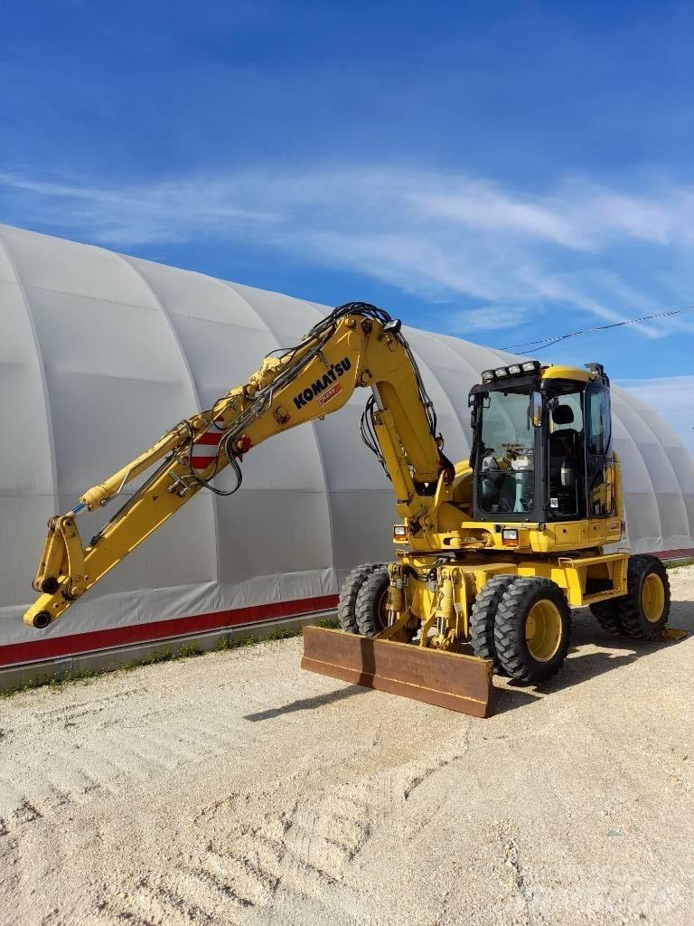 Komatsu PW118MR-8  휠 굴삭기