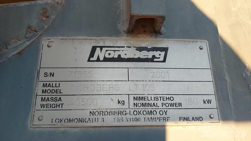 Metso Nordberg LT105 이동식 분쇄기