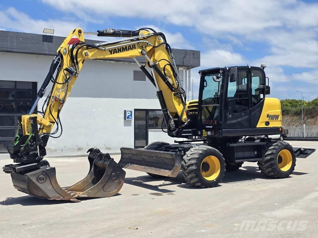 Yanmar B 110 W  휠 굴삭기