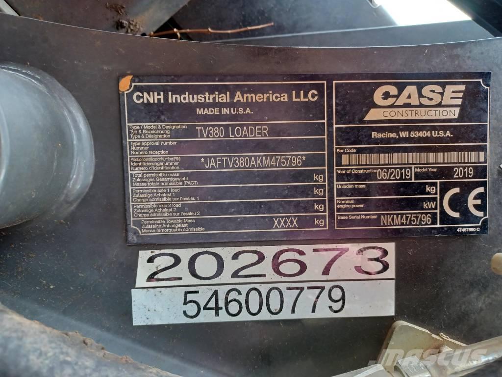 CASE TV 380  스키드로더