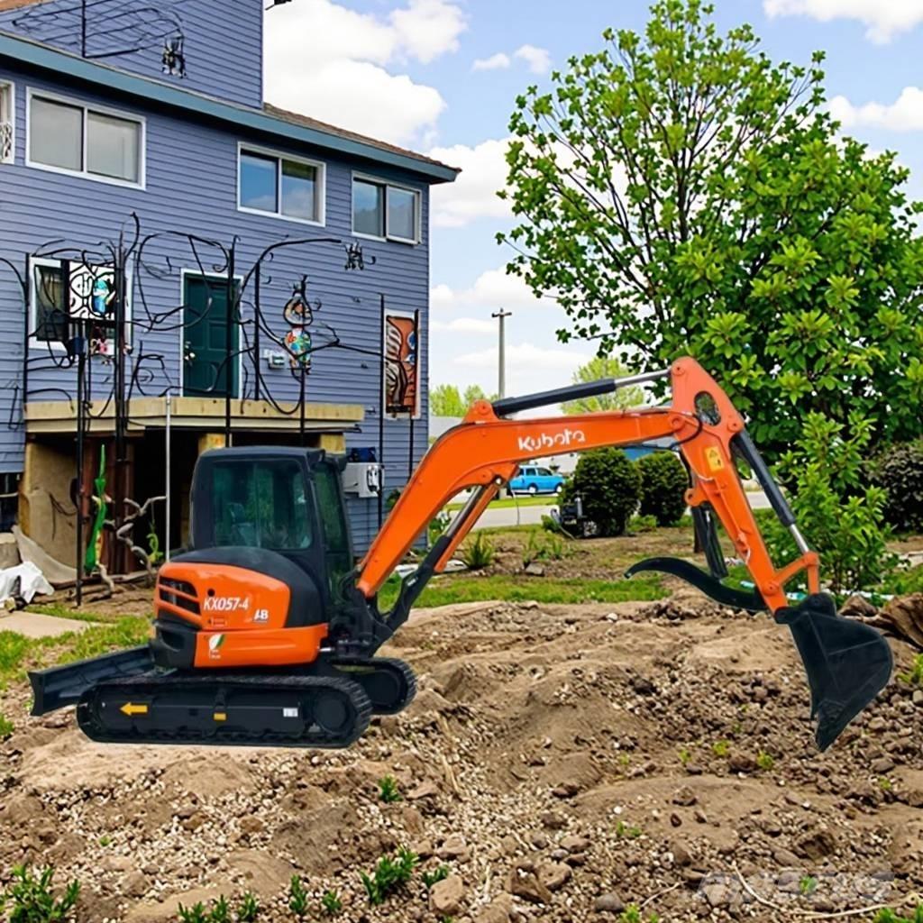 Kubota KX057-4 소형 굴삭기 7톤 미만