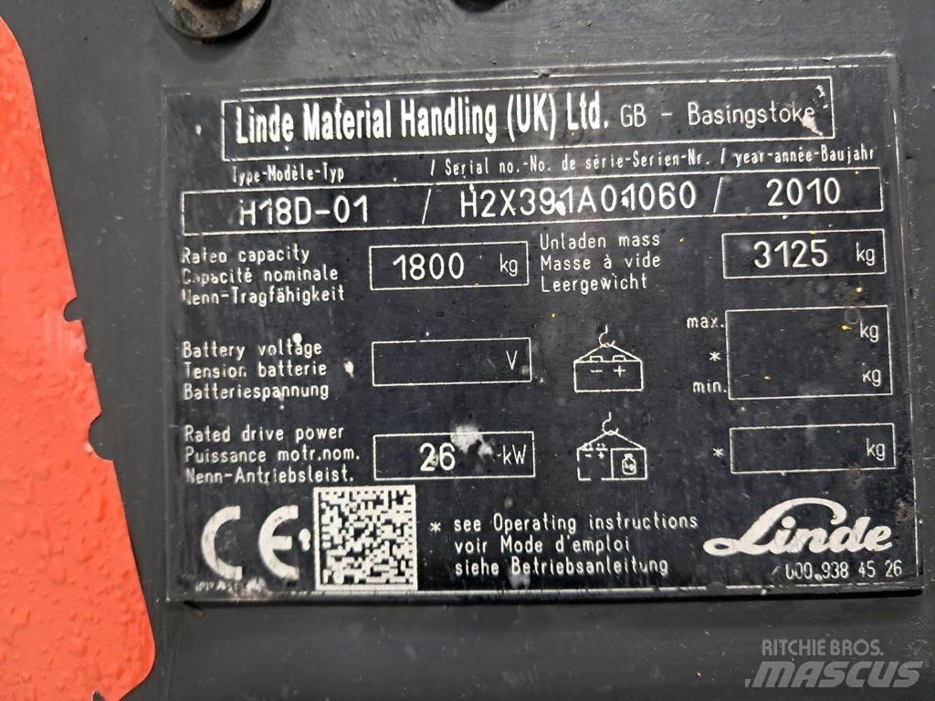 Linde H18D-01 디젤 지게차