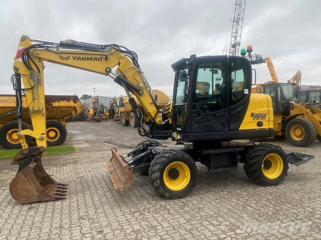 Yanmar B95w NVT  휠 굴삭기