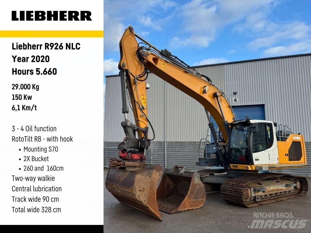 Liebherr R 926 대형 굴삭기 29톤 이상