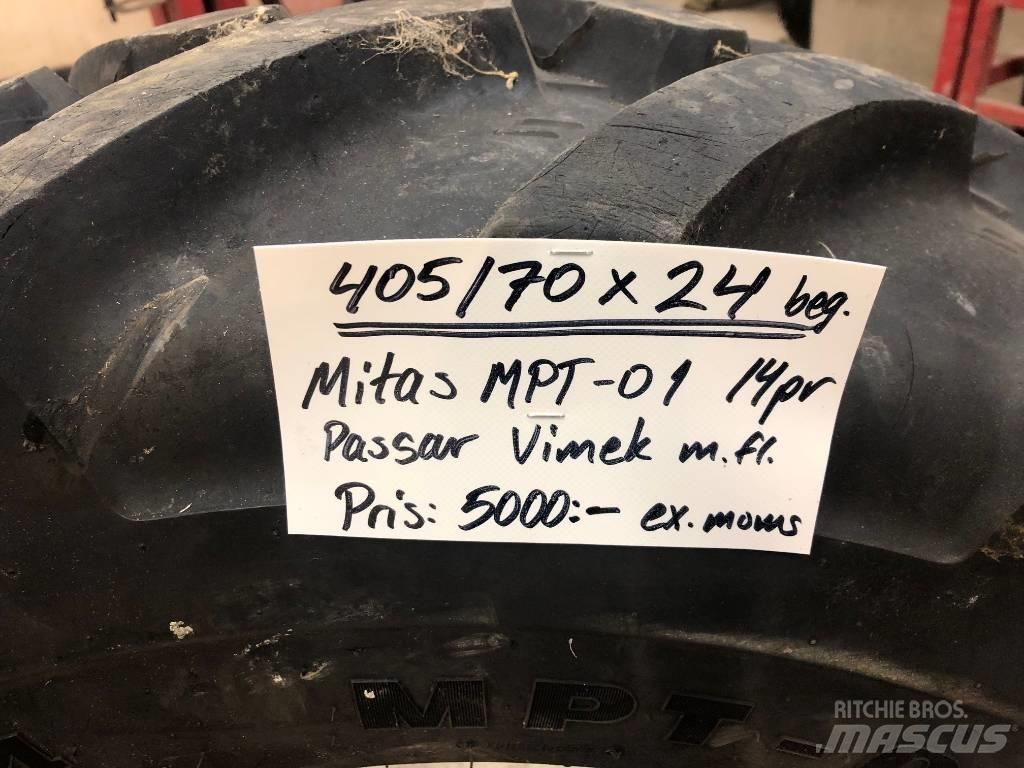 Mitas 405/70x24 타이어, 휠 및 림