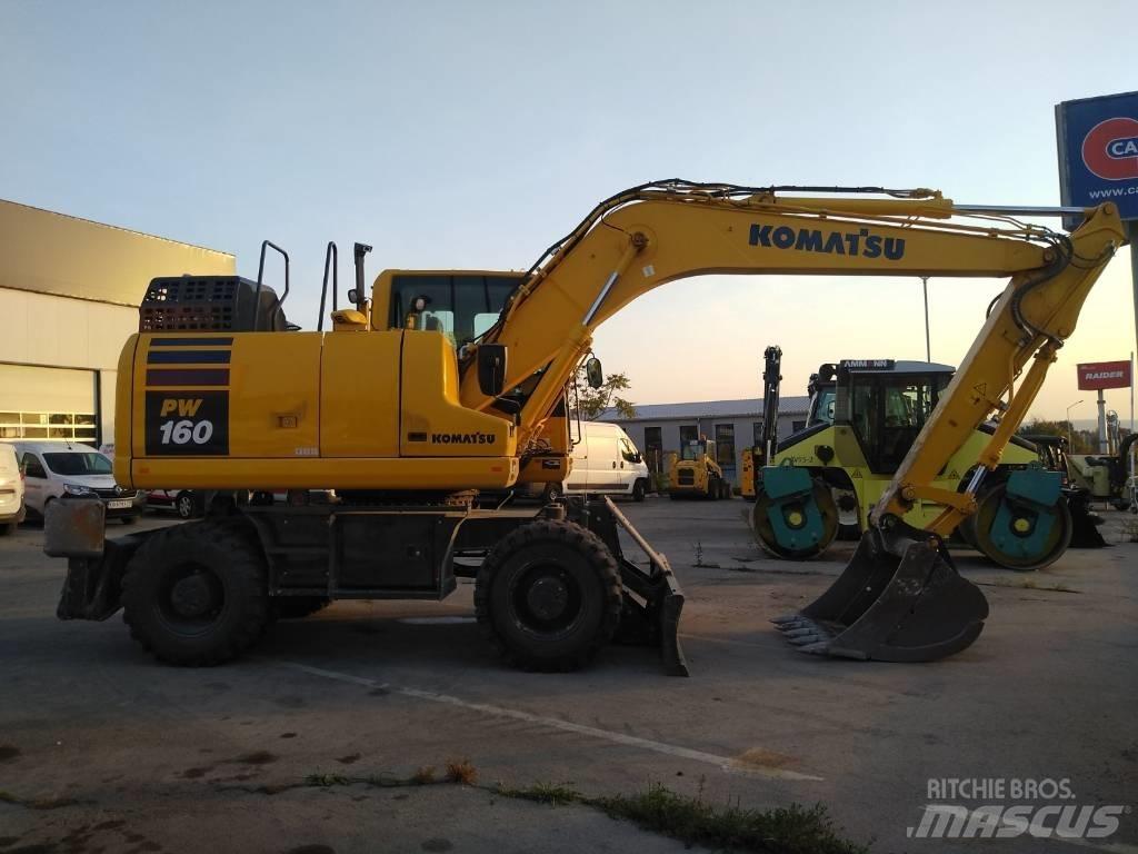 Komatsu pw160-11  휠 굴삭기