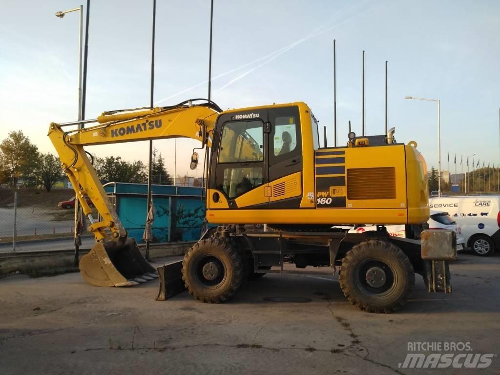 Komatsu pw160-11  휠 굴삭기