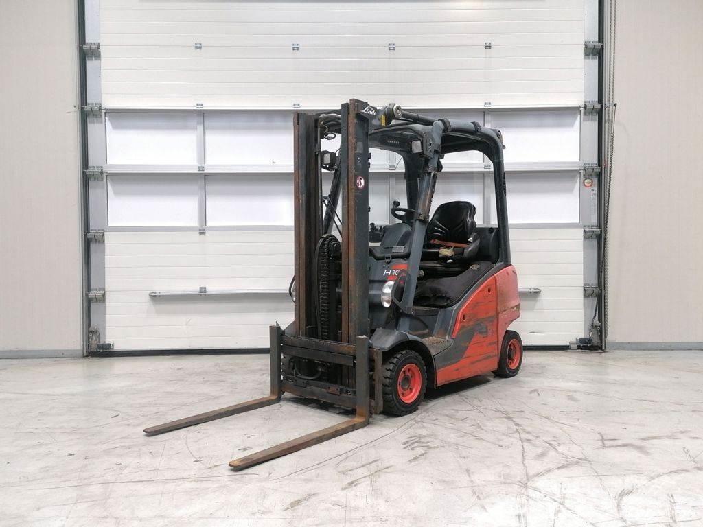 Linde H16D 디젤 지게차