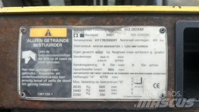 Hyster 3.00 XM 디젤 지게차
