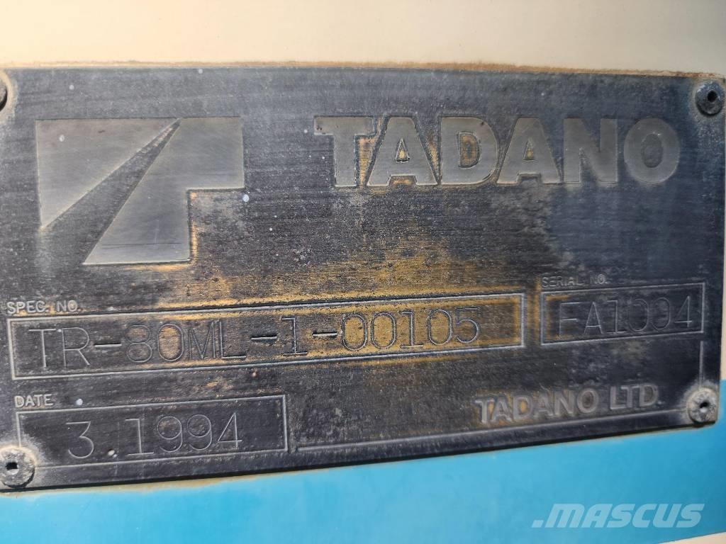 Tadano TR 80 M-1 R/T 크레인
