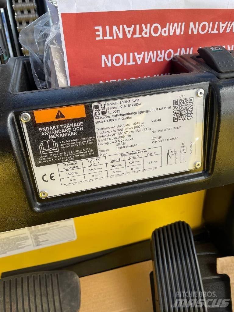 Hyster J1.5 XNT  1,5t 전동 지게차