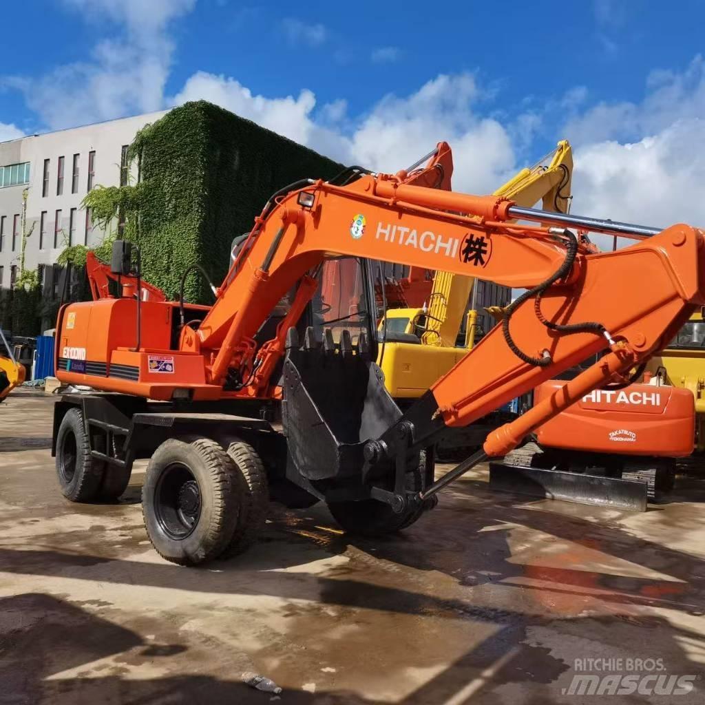 Hitachi EX 100 W D  휠 굴삭기