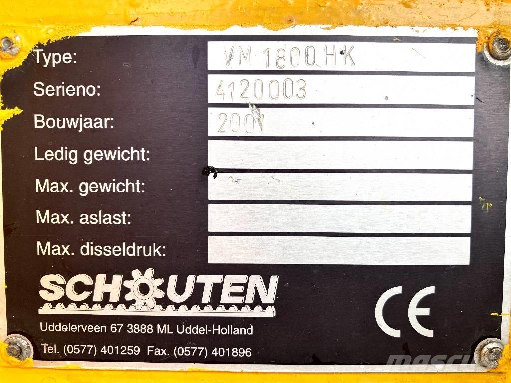 Schouten VM 1800 HK 도로 청소차