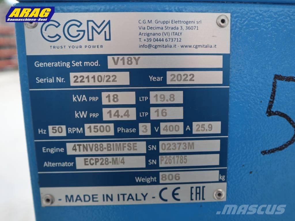 CGM V18Y 디젤 발전기