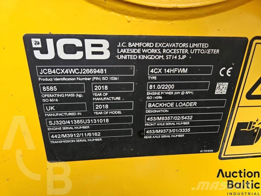 JCB 4 CX 백호로더