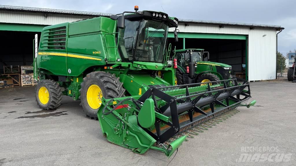 John Deere W 540 콤바인 수확기
