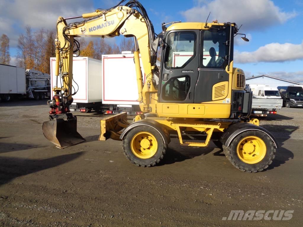 Komatsu PW 98 MR-6  휠 굴삭기