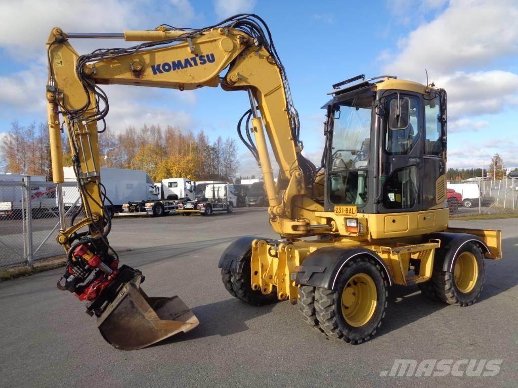 Komatsu PW 98 MR-6  휠 굴삭기