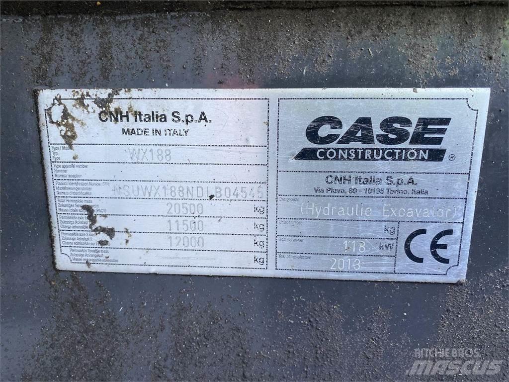 CASE WX188  휠 굴삭기
