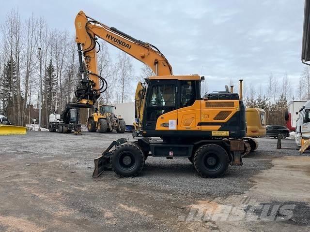 Hyundai HW 140  휠 굴삭기