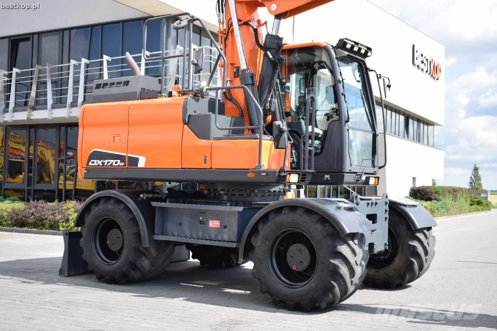 Doosan DX 170 W-5  휠 굴삭기