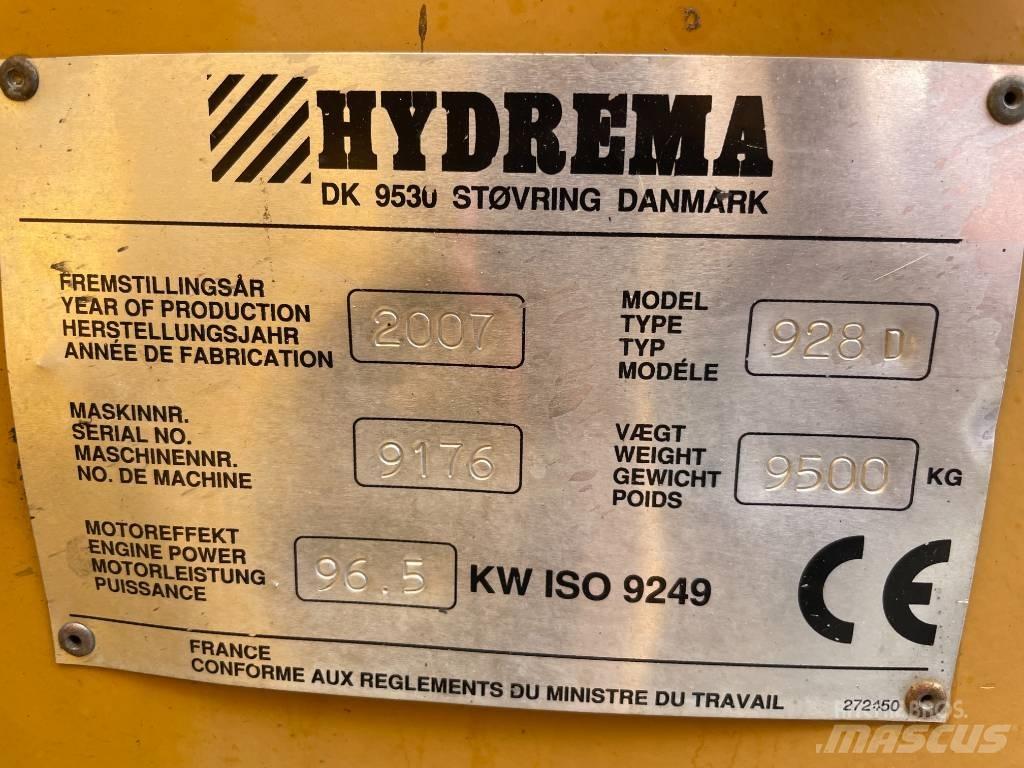 Hydrema 928 D 백호로더