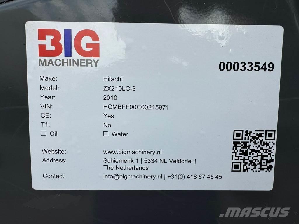 Hitachi ZX210LC-3 대형 굴삭기 29톤 이상