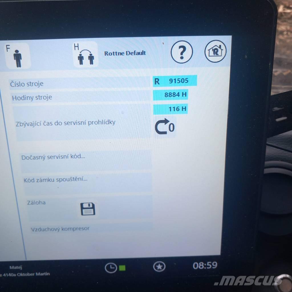 Rottne H21D 원목 하베스터