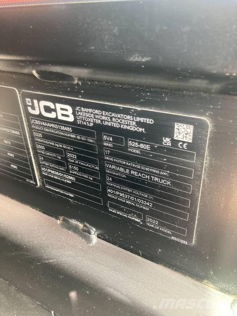 JCB 525-60 E 텔러 핸들러
