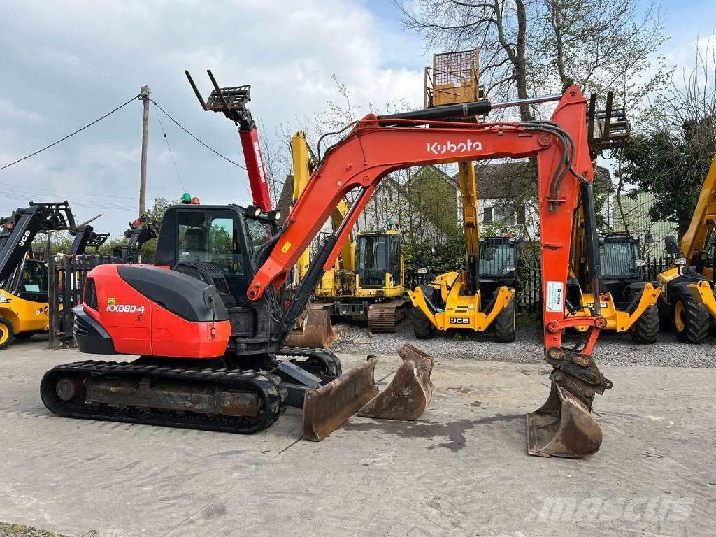 Kubota KX 80-4 중형굴삭기 7톤-28톤