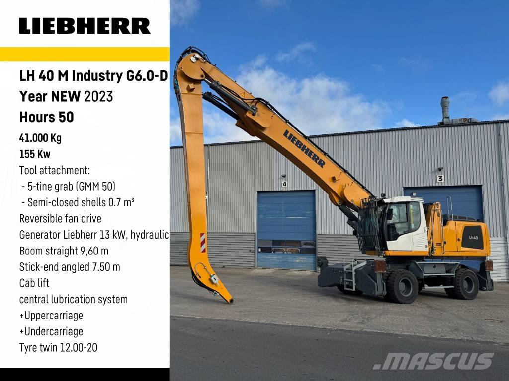 Liebherr LH40 폐기물/산업 처리기