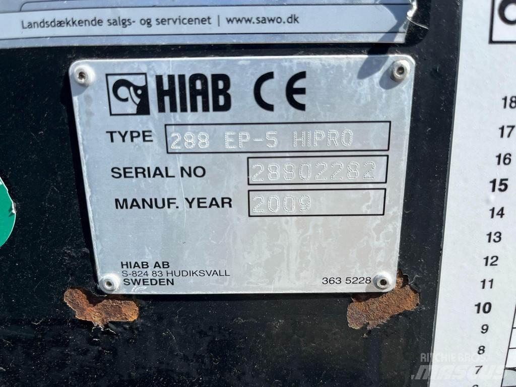 Hiab 288EP-5 HIPRO 로더 크레인