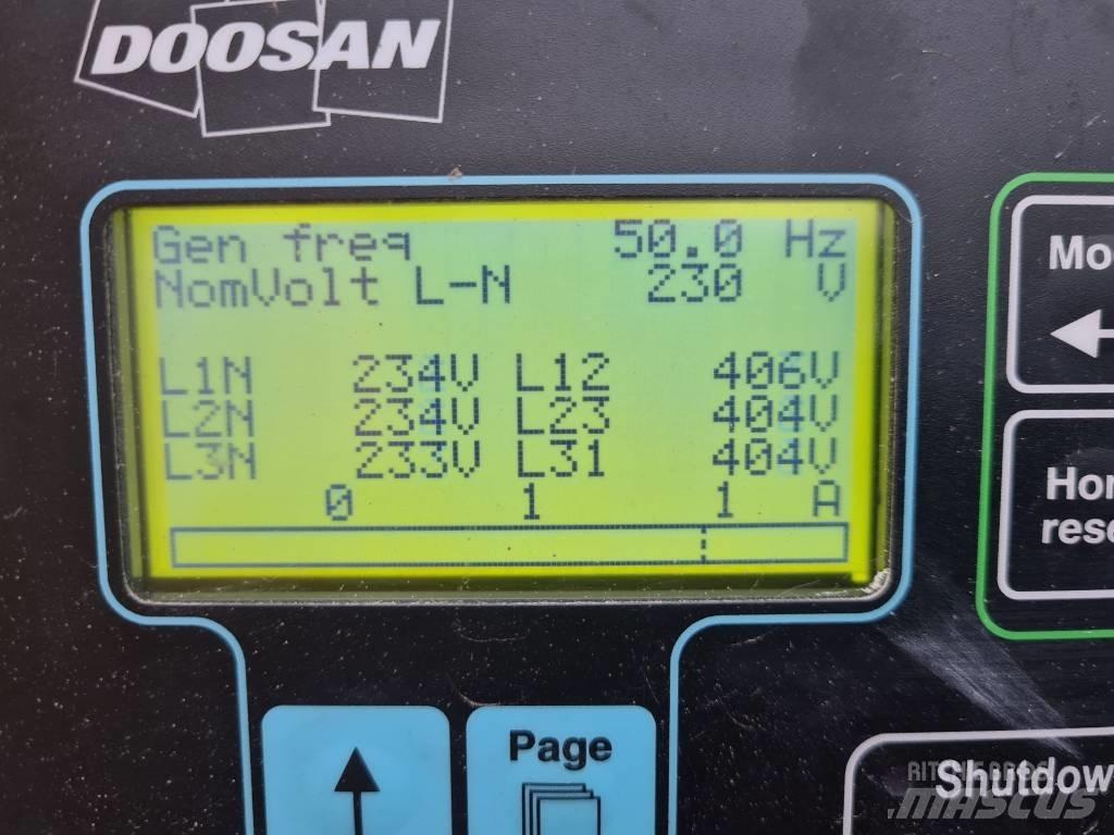 Doosan G 150 디젤 발전기