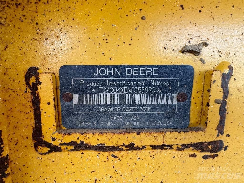 DEERE 700K LGP 크롤러 도저