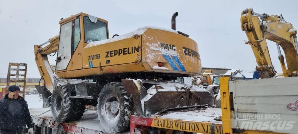 CAT Zeppelin ZM 19  휠 굴삭기