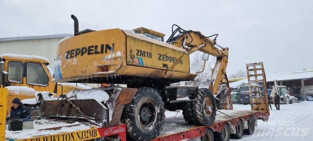CAT Zeppelin ZM 19  휠 굴삭기