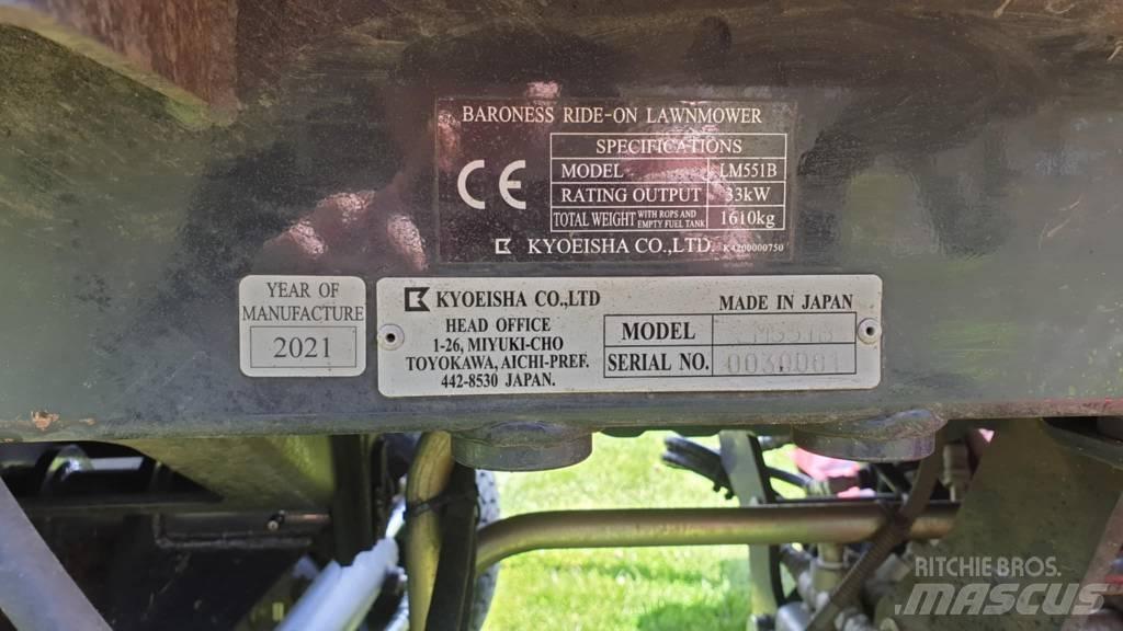 Baroness LM551B 탑승형 잔디깎기