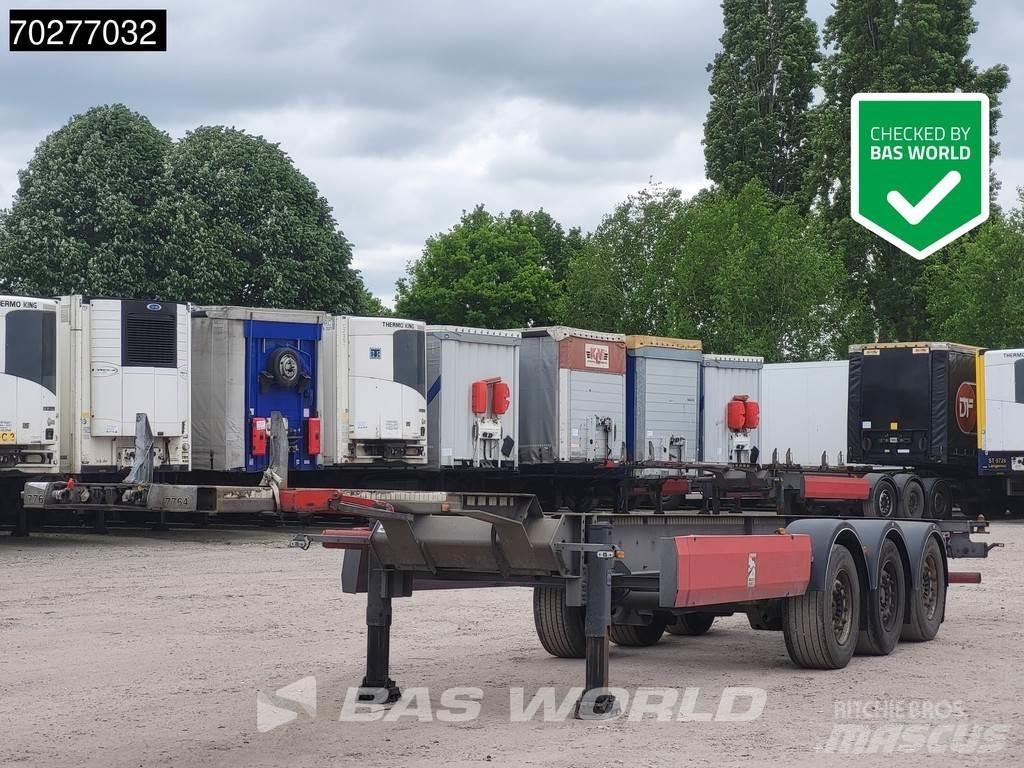 Van Hool 3 axles 컨테이너 세미 트레일러