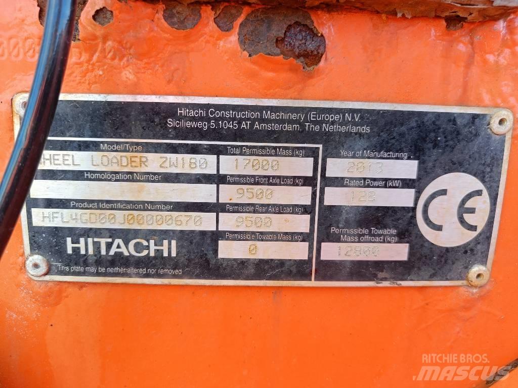 Hitachi ZW 180  휠로우더