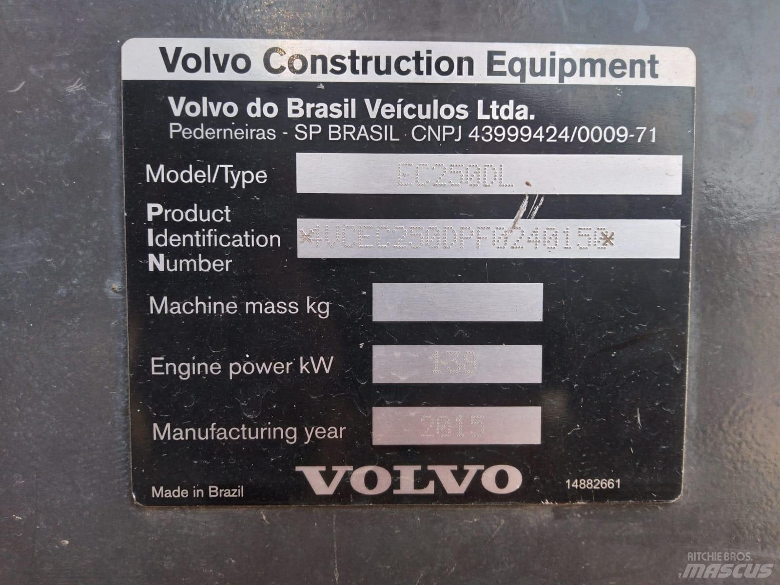 Volvo EC 250 D L 대형 굴삭기 29톤 이상