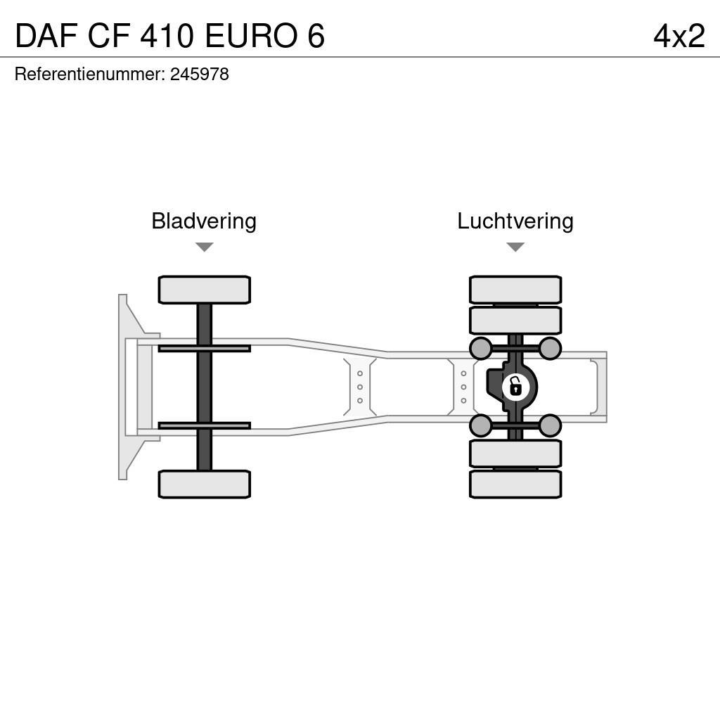 DAF CF 410 EURO 6 트랙터 유닛