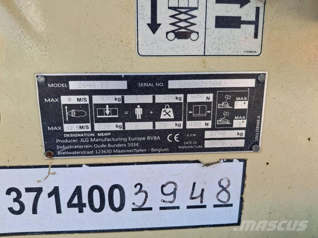 JLG 2646ES 가위형 리프트