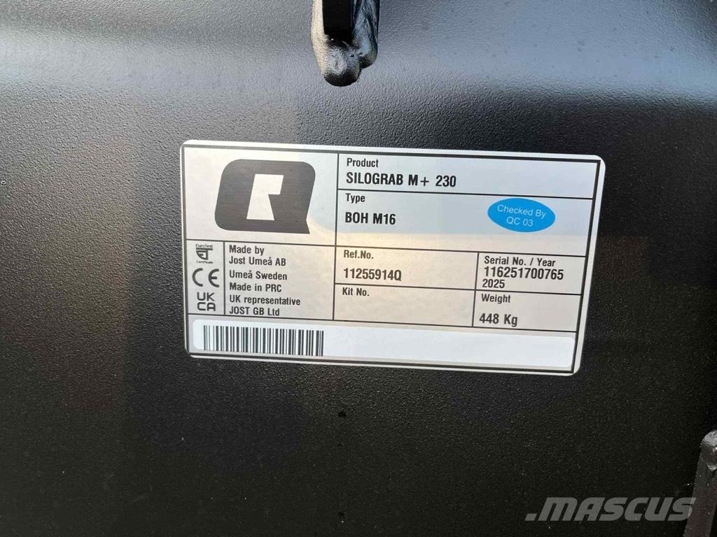 Ålö Silograb M+ 230cm 프론트 로더 및 굴착기