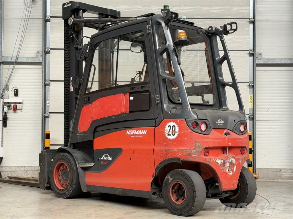 Linde E50HL-01 전동 지게차